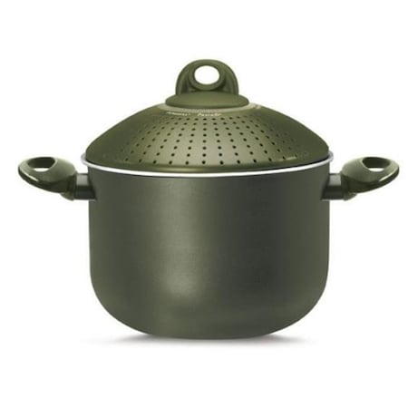 Pensofal Pensofal 07PEN8727 Terre di Siena Bio-Ceramix Nonstick Family PastaSi Pasta Cooker with Lid; 5-Quart - 7.75 in. 07PEN8727